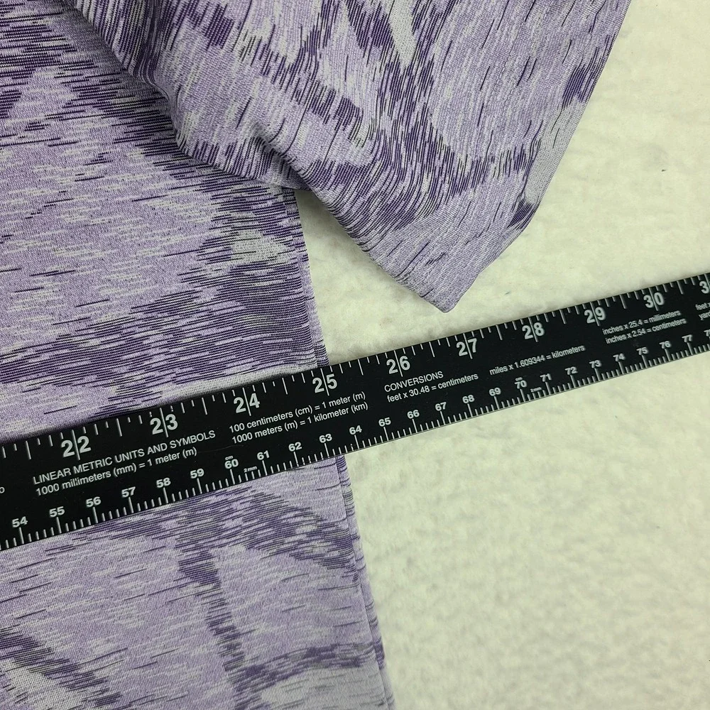 Johnston Murphy Polo Shirt Mens XL Purple Geometric Performance XC4 Short Sleeve